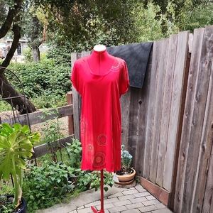 Elegant Red Women's Dress